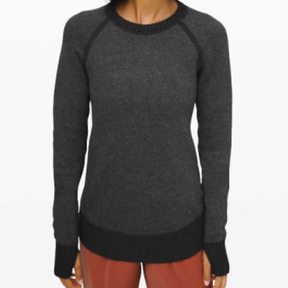 Lululemon Reversible Still Lotus Sweater Gray XS - Picture 3 of 14